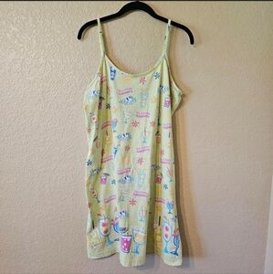 Vintage 90s Big Dogs tank dress|100% cotton comfy lounge style dress